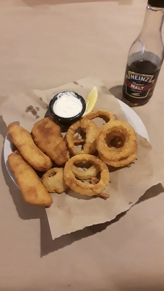 Fish and Onion Rings